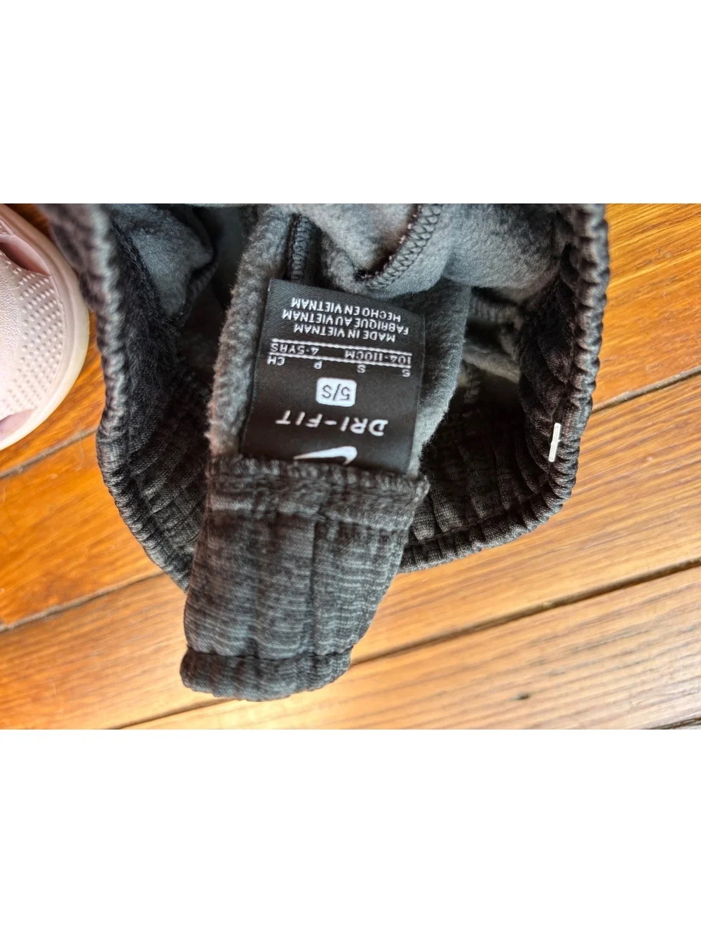 Boys Charcoal Gray Nike Fleece Joggers